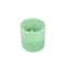 6" Flickering Wax Christmas LED Pillar Candle, Sage Green